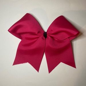 Pink cheer bow
